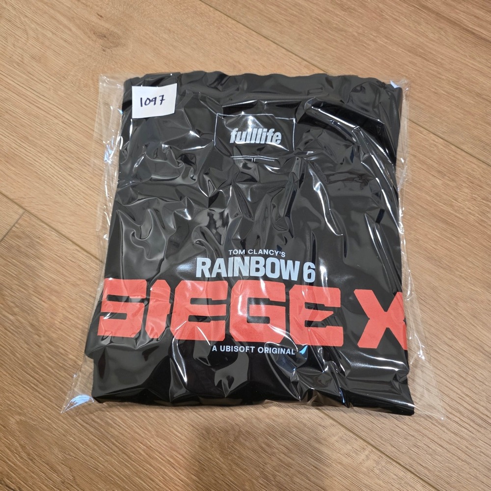 Rainbow 6 Siege X Long Sleeve T-Shirt Event STAFF Size XL 100% Organic Cotton - Picture 10 of 10